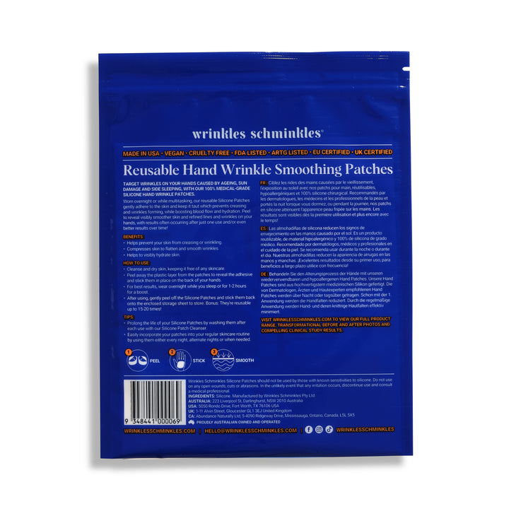 Hand Wrinkle Patches - One Pair