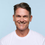 Silicone forehead wrinkle patch applied to skin, a non-invasive alternative to aesthetic treatments for men