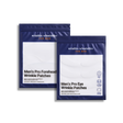 Forehead patch applied to skin, a non-invasive alternative to aesthetic treatments for forehead lines