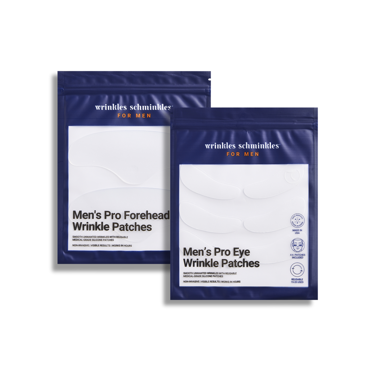 Forehead patch applied to skin, a non-invasive alternative to aesthetic treatments for forehead lines